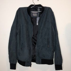 NEW dark teal Mens Civil Sektor Bomber Jacket